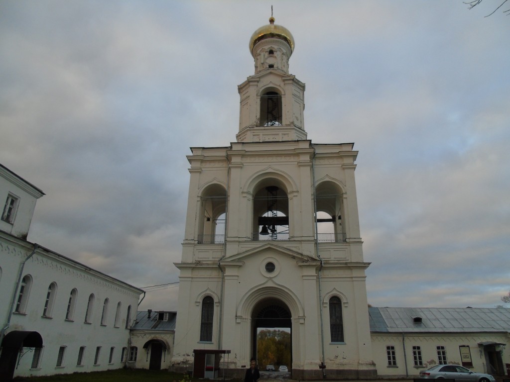Юрьев мужской монастырь. Колокольня, Юрьево (Великий Новгород, город, Новгородская область). фасады