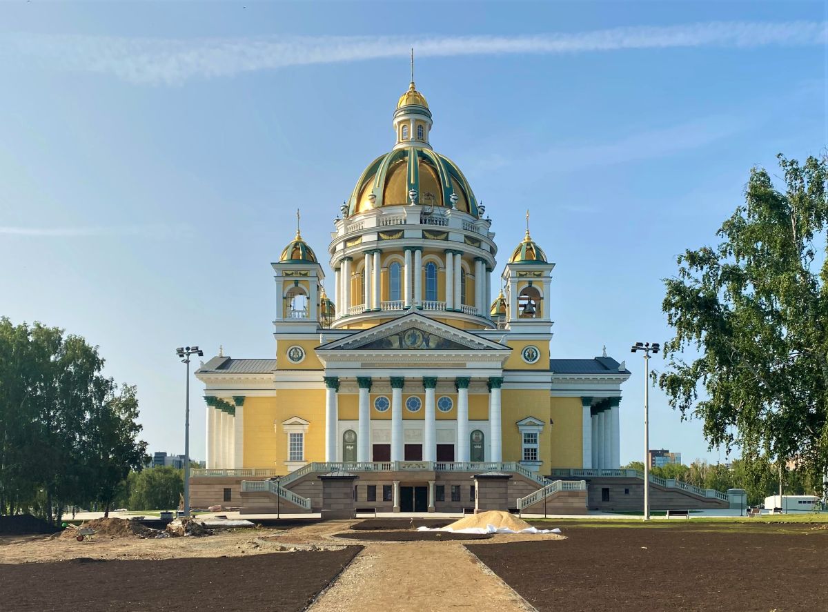 Кафедральный собор Рождества Христова (новый), Челябинск (Челябинск, город, Челябинская область). фасады, Вид с севера