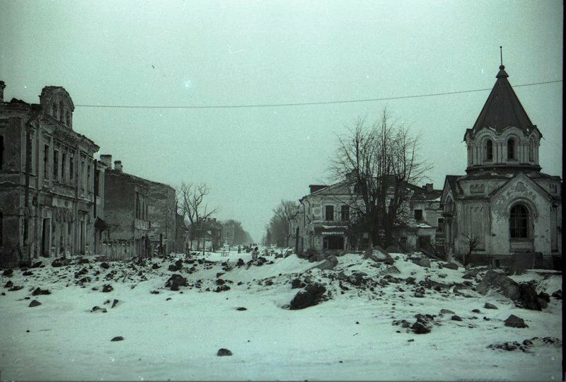 Часовня Иосифа Песнописца, Петергоф (Санкт-Петербург, Петродворцовый район, г. Санкт-Петербург). архивная фотография, Фото 1944 г. из фондов ЦВММ  им. Петра Великого
