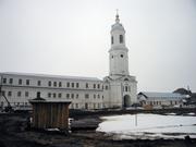 Спасо-Преображенский мужской монастырь. Церковь Николая Чудотворца в колокольне, Вид на колокольню с территории монастыря<br>, Преображенский, Краснослободский район, Республика Мордовия