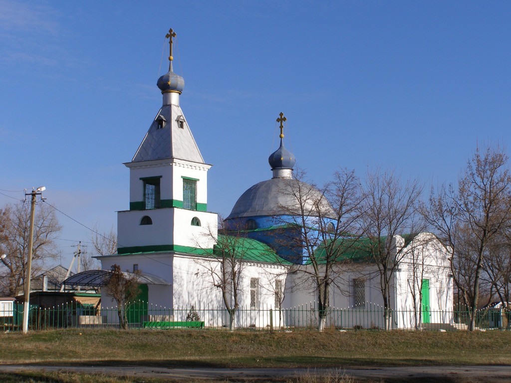 Александровка. Церковь Алексия, человека Божия. фасады, Вид с юго-запада