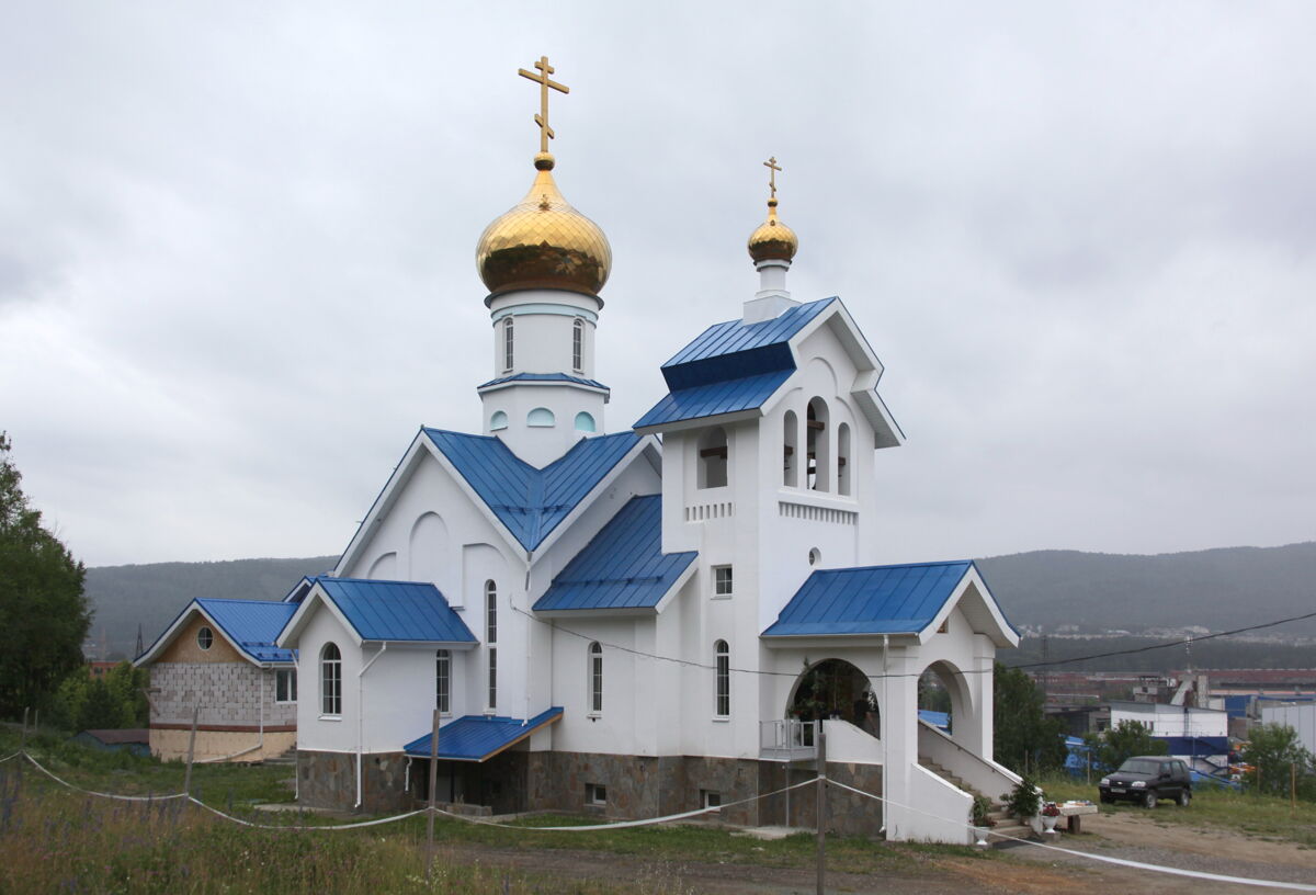 Церковь Благовещения Пресвятой Богородицы, Миасс (Миасс, город, Челябинская область). фасады, Вид с северо-запада