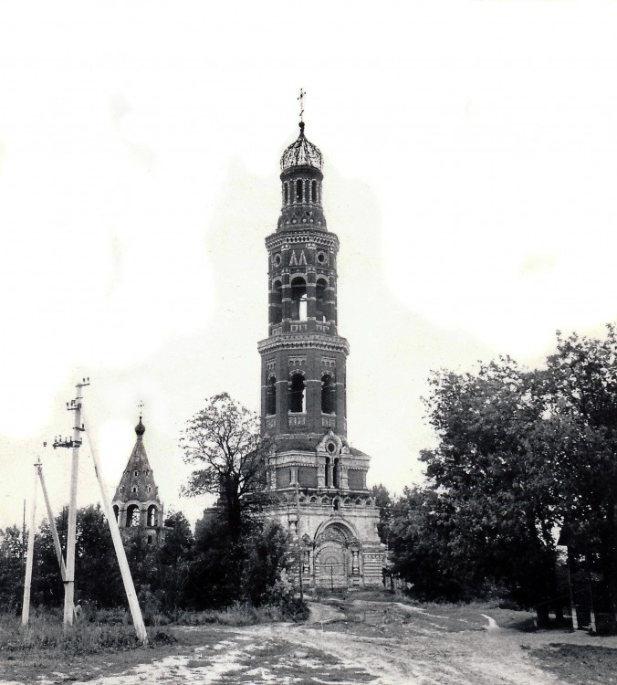 Иоанно-Богословский монастырь. Колокольня, Пощупово (Рыбновский район, Рязанская область). фасады