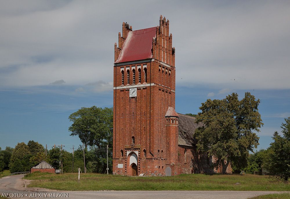 Неизвестная церковь, Дружба (Алленбург) (Правдинский городской округ, Калининградская область). фасады