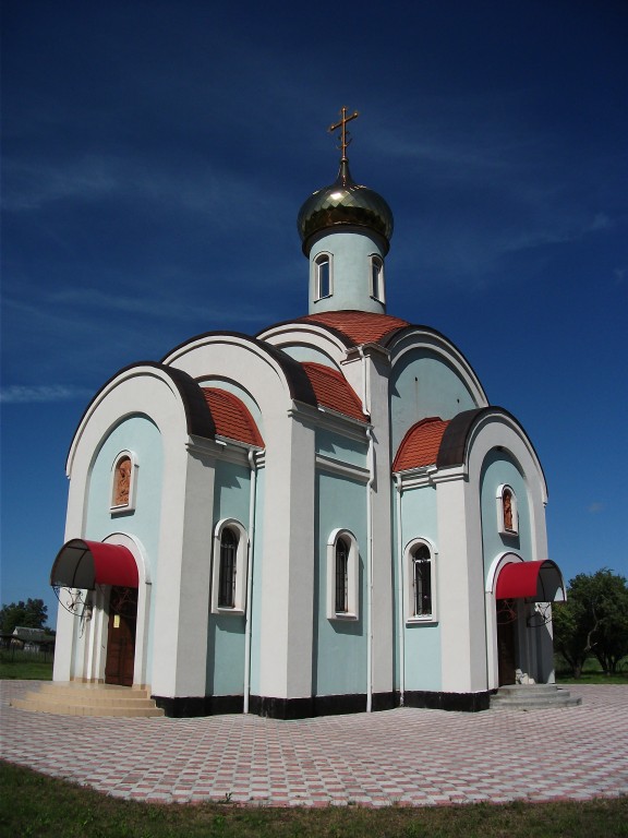 Церковь Ксении Петербургской, Люблино (Светловский городской округ, Калининградская область). фасады, юго - запад