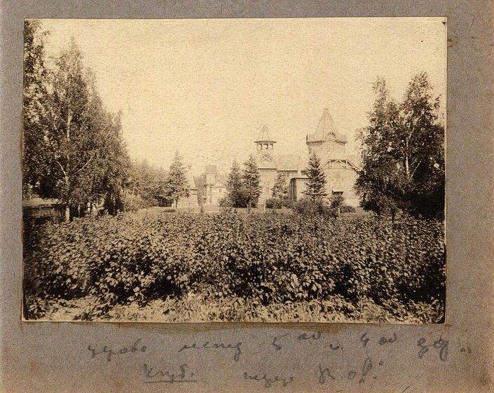 Храмовый комплекс в дачном посёлке Подобедовка, Красный Бор (Тосненский район, Ленинградская область). архивная фотография, Частная коллекция. Фото 1938 г.