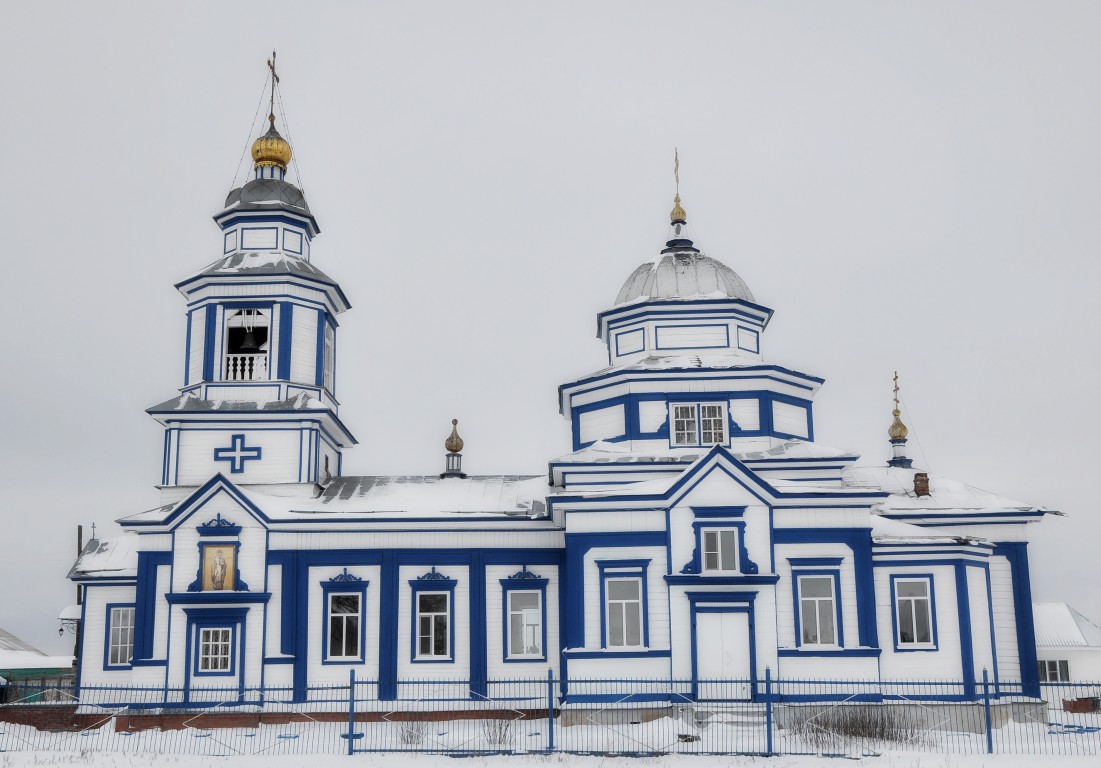 Церковь Казанской иконы Божией Матери, Луцкое (Комсомольский район, Республика Чувашия). фасады