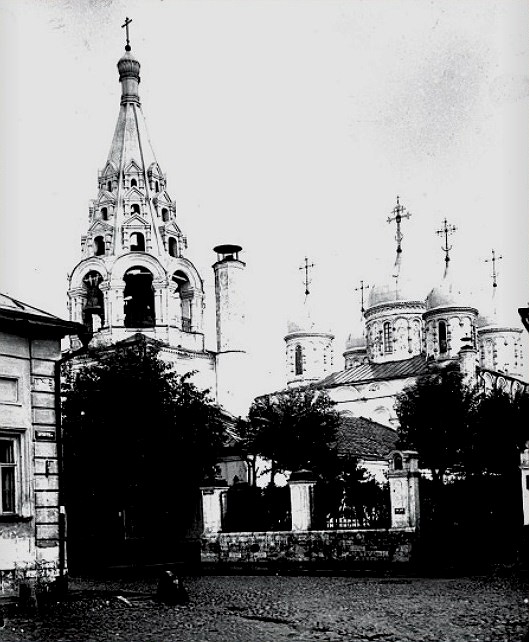 Тверской. Церковь Спаса Преображения на Песках в Каретном Ряду. архивная фотография, Вострышев, Шокарев 