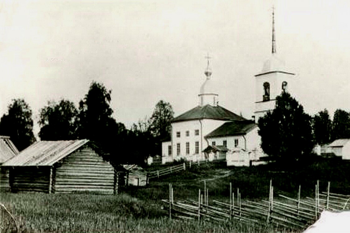 Тарасово (Подволочье). Церковь Рождества Христова. архивная фотография, Фотография первой четверти 20 века, вид с северо-запада. Из личного архива Е.Лизунова