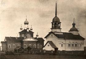 Церковное (Бархатиха). Храмовый комплекс. Церкви Николая Чудотворца и Троицы Живоначальной