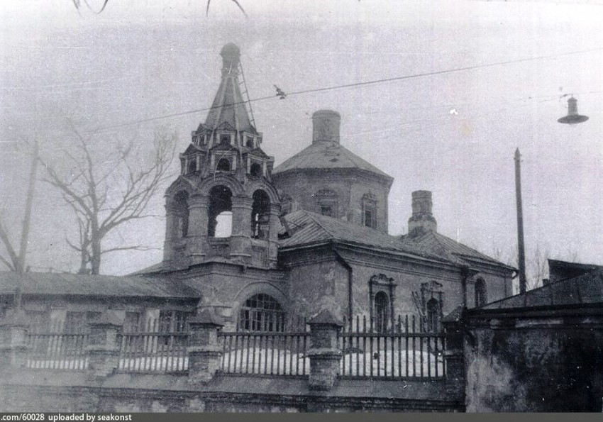 Церковь Стефана архидиакона на Швивой горке, Таганский (Центральный административный округ (ЦАО), г. Москва). архивная фотография, Фото с сайта http://oldmos.ru