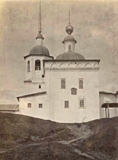 Михаило-Архангельский мужской монастырь. Церковь Вознесения Господня, Усть-Вымь (Усть-Вымский район, Республика Коми). архивная фотография, Фото 1890-1910 гг. Госкаталог музейного фонда. ГНИМА им. Щусева