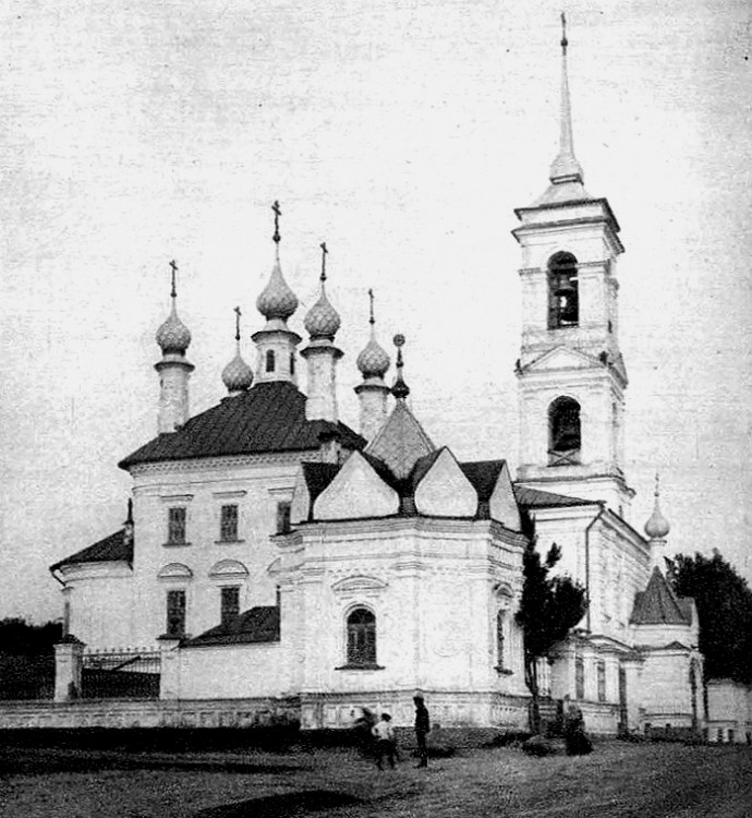 Кострома. Церковь Власия, епископа Севастийского. архивная фотография, фото 1912 год. Б.Дунаев. 