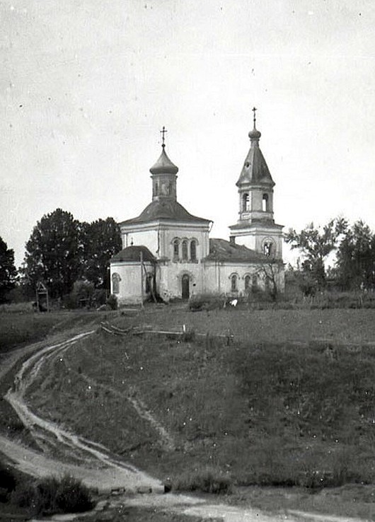 Церковь Воздвижения Креста Господня, Телепнево (Истринский городской округ и ЗАТО Восход, Московская область). архивная фотография, 1941 год фото с сайта https://pastvu.com/p/172841 Фонды музея 