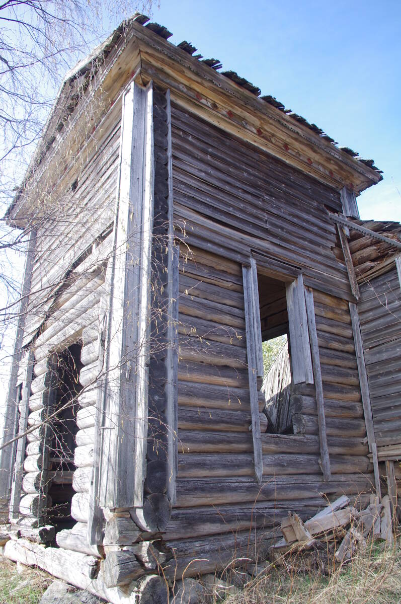 Церковь Георгия Победоносца, Слобода, урочище (Горняя) (Вытегорский район, Вологодская область). архитектурные детали