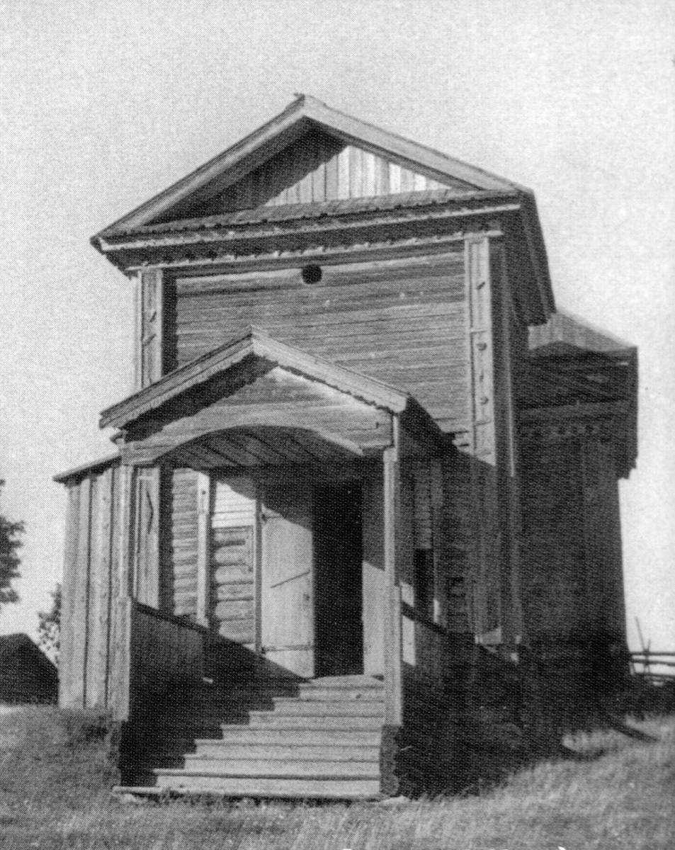 архивная фотография. Церковь Георгия Победоносца, Слобода, урочище (Горняя) (Вытегорский район, Вологодская область)