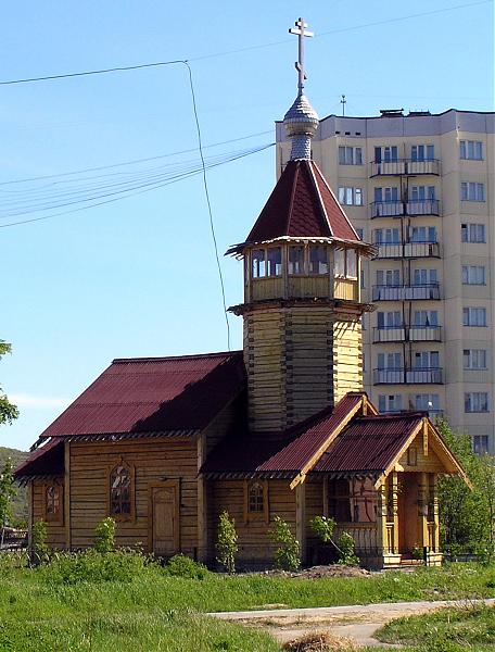 Заозёрск. Церковь Николая Чудотворца. фасады