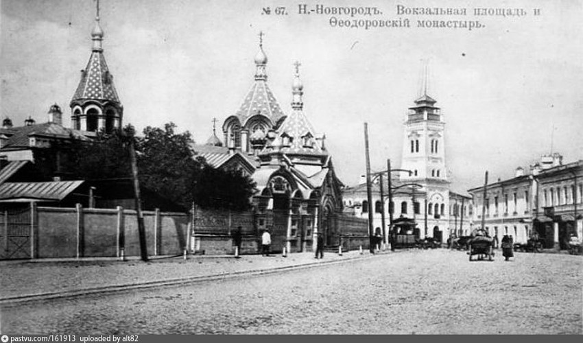Церковь Александра Невского на подворье Городецкого Фёдоровского монастыря в Канавине, Канавинский район (Нижний Новгород, город, Нижегородская область). архивная фотография, Фото с сайта https://pastvu.com/p/161913