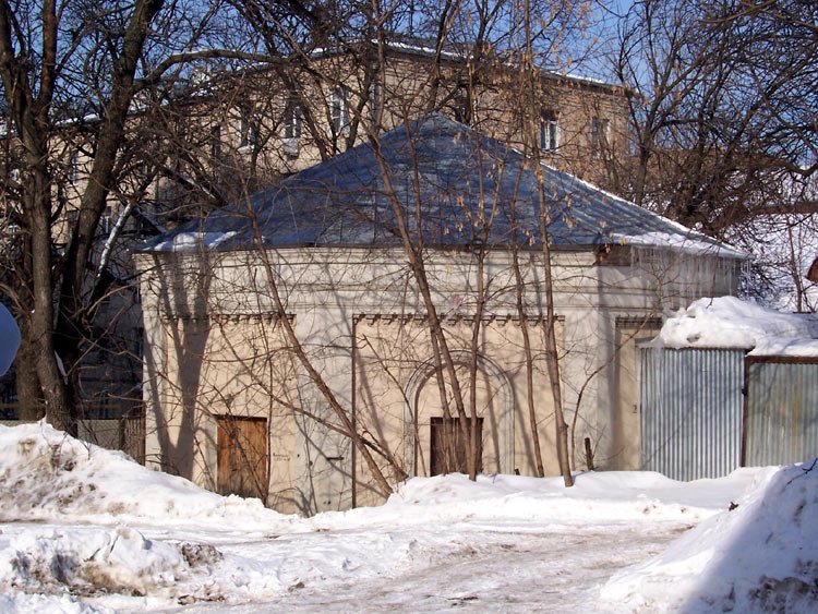 Сокольники. Часовня-усыпальница Ф.Я. Ермакова при бывшей Ермаковской богадельне. фасады