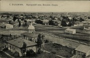 Балашовский Покровский монастырь, Почтовая открытка нач. ХХ века. Вид на стену монастыря с Покровского собора, выполненная в 1915-х гг.<br>, Балашов, Балашовский район, Саратовская область