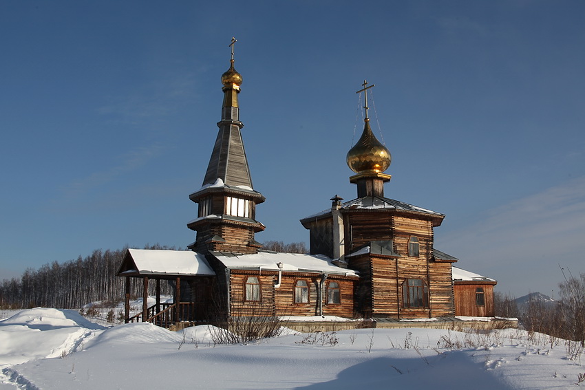 Церковь Георгия Победоносца, Златоуст (Златоуст, город, Челябинская область). общий вид в ландшафте