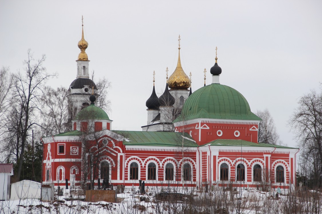 Храмовый комплекс. Церкви Вознесения Господня и Георгия Победоносца, Рыбинск (Рыбинск, город, Ярославская область). фасады