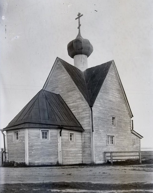 Церковь Николая Чудотворца, Уемский (Уйма) (Приморский район, Архангельская область). архивная фотография, Фото 1920-1934 гг. Госкаталог музейного фонда. Государственный научно-исследовательский музей архитектуры имени А.В. Щусева