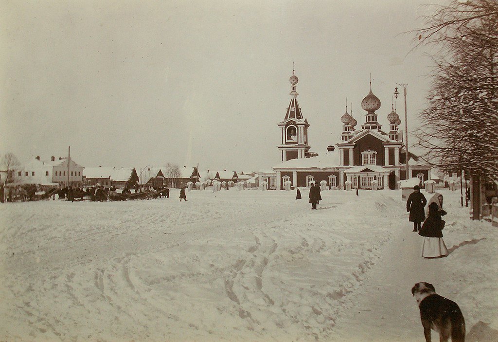 Вичуга. Церковь Петра и Павла в Тезине. архивная фотография, Дореволюционное фото. Источник: humus.livejournal.com/6260577.html