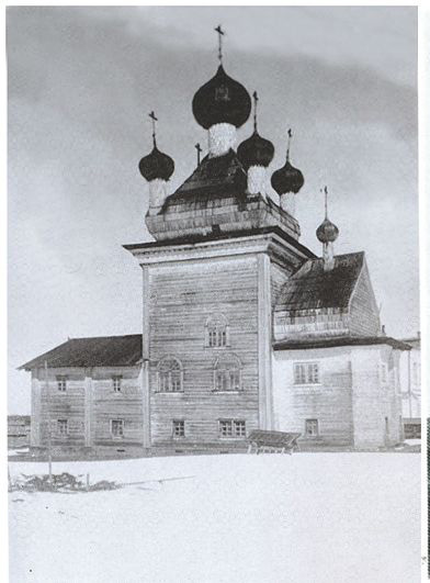 Церковь Троицы Живоначальной, Фалёво (Пабережский погост) (Плесецкий район, Архангельская область). архивная фотография, Фотография А.А.Каретникова. ок  1905 г.