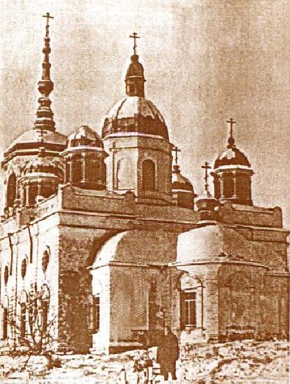 Церковь Вознесения Господня, Вознесенская (Погост) (Плесецкий район, Архангельская область). архивная фотография, Вид на храм с юго-востока, фото 1950-х годов из книги Н.А. Макарова 