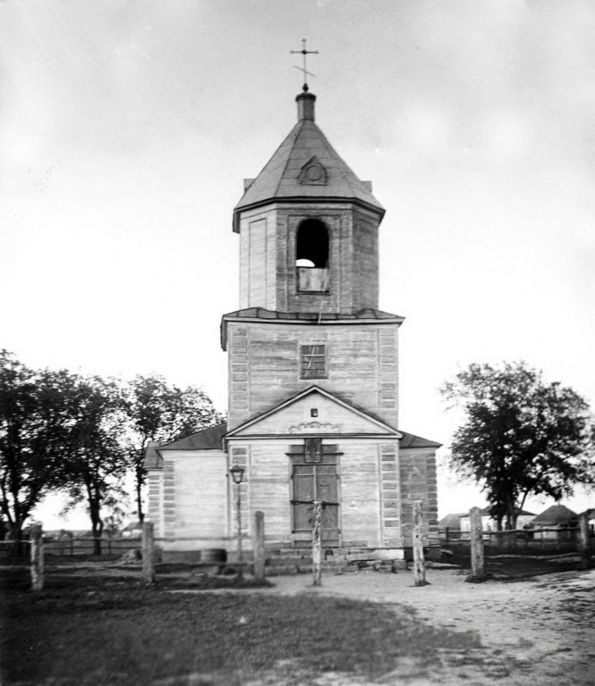 Берёзовка 1-ая. Церковь Николая Чудотворца. архивная фотография, 1890—1917 год фото с сайта https://pastvu.com/p/422848