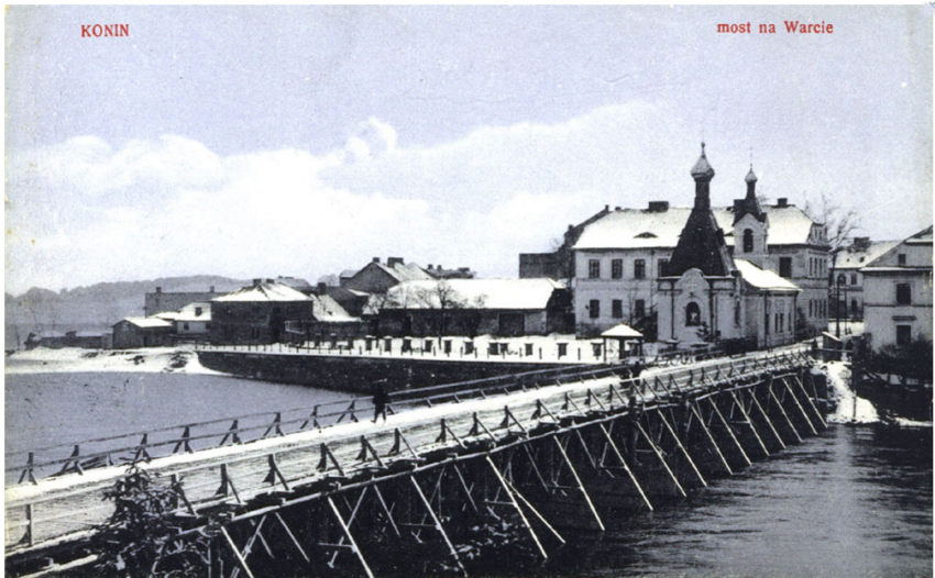 Церковь Троицы Живоначальной, Конин (Великопольское воеводство, Польша). архивная фотография, 1900—1917 фото с сайта http://www.chram.com.pl/cerkiew-sw-trojcy-2/