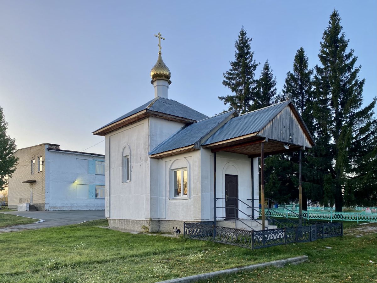 Часовня Николая Чудотворца, Русская Теча (Красноармейский район, Челябинская область). фасады, Вид с севера