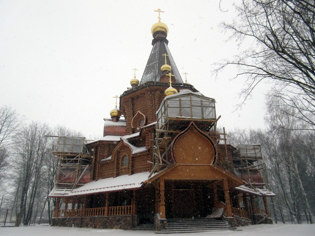 Минск. Елизаветинский женский монастырь. Церковь Иоанна Шанхайского и Сан-Францисского (строящаяся). фасады