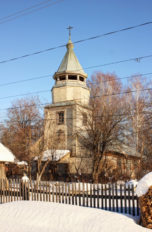Микварово. Церковь Сергия Радонежского. фасады, Вид с юго-запада