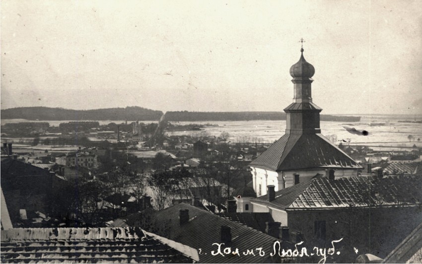 Церковь Николая Чудотворца, Хелм (Люблинское воеводство, Польша). архивная фотография, 1910—1912 год фото с сайта http://www.chram.com.pl/cerkiew-sw-mikolaja-10/