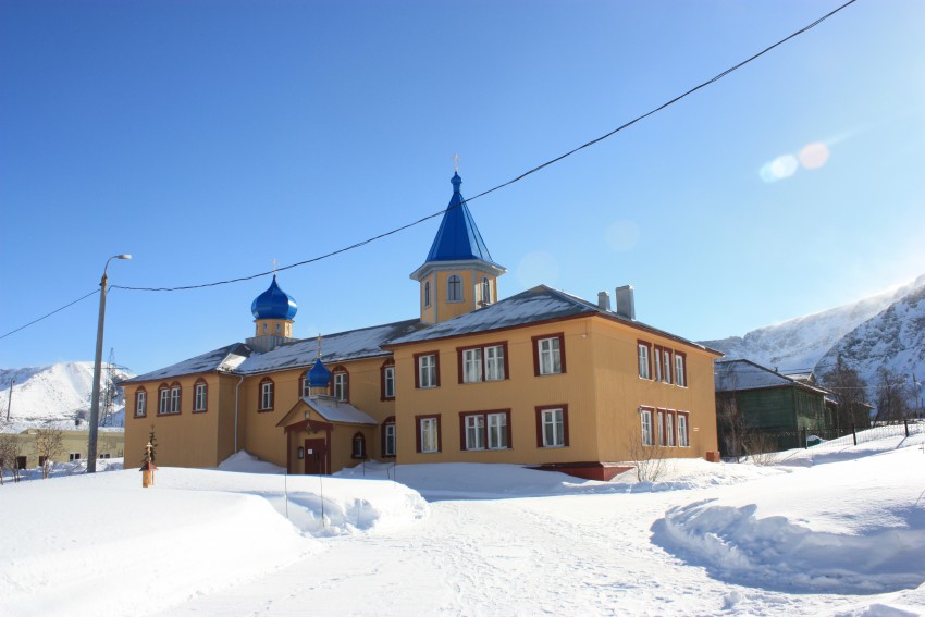 Богородице-Казанский Хибиногорский женский монастырь. Церковь Казанской иконы Божией Матери, Кировск (Кировск, город, Мурманская область). фасады