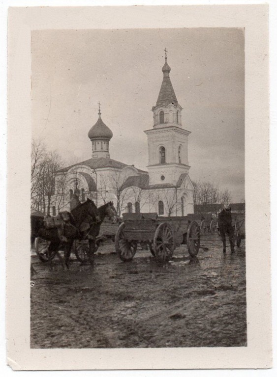 Августов. Церковь Петра и Павла. архивная фотография, Фото 1916 г. с аукциона e-bay.de