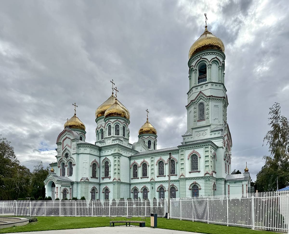 Вид с северо-запада, фасады. Церковь Вознесения Господня, Курганинск (Курганинский район, Краснодарский край)