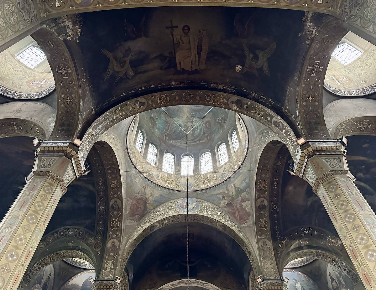 Своды, интерьер и убранство. Церковь Вознесения Господня, Курганинск (Курганинский район, Краснодарский край)