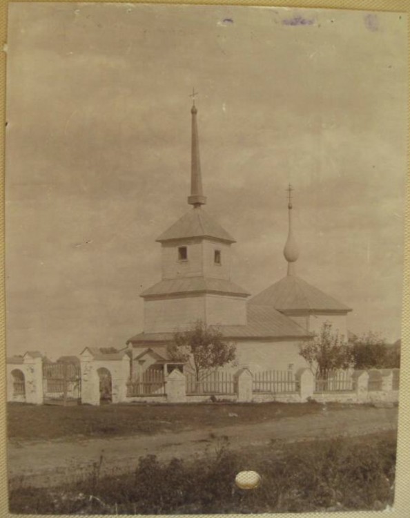 Села Дуплей, Лихвинского уезда, церковь Одигитрии. Общий вид с юго-запада. Снимок начала XX в. из фототеки ГНИМА ОФ-5190/7, архивная фотография. Церковь "Одигитрии" иконы Божией Матери, Дупли (Ферзиковский район, Калужская область)