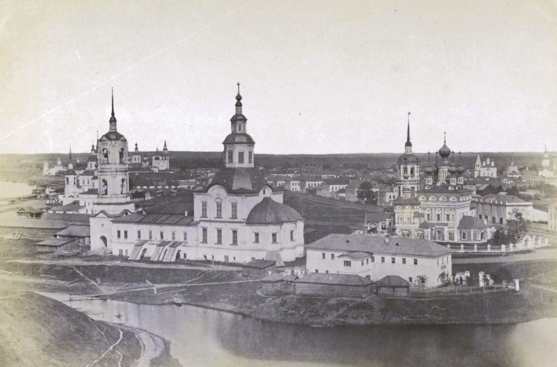 Великий Устюг. Церковь Иоанна Богослова. архивная фотография, Фотоснимок с дореволюционной фотографии.