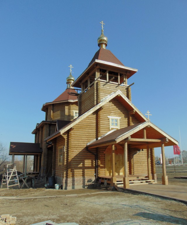 Церковь Всех Святых, в земле Российской просиявших, Каменск-Шахтинский (Каменский район и г. Каменск-Шахтинский, Ростовская область). фасады, Вид с северо-запада