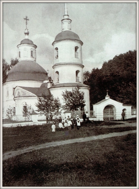 Церковь Сошествия Святого Духа, Семлёво, село (Вяземский район, Смоленская область). архивная фотография, Семлево