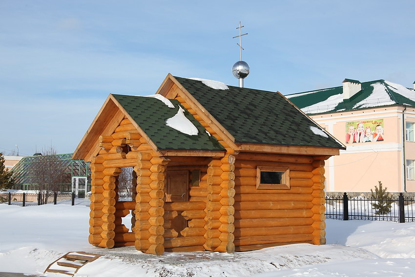 Плановый. Часовня Сергия Радонежского. фасады