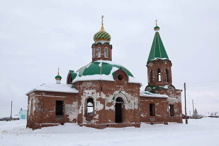 Варгановское. Церковь Георгия Победоносца. фасады