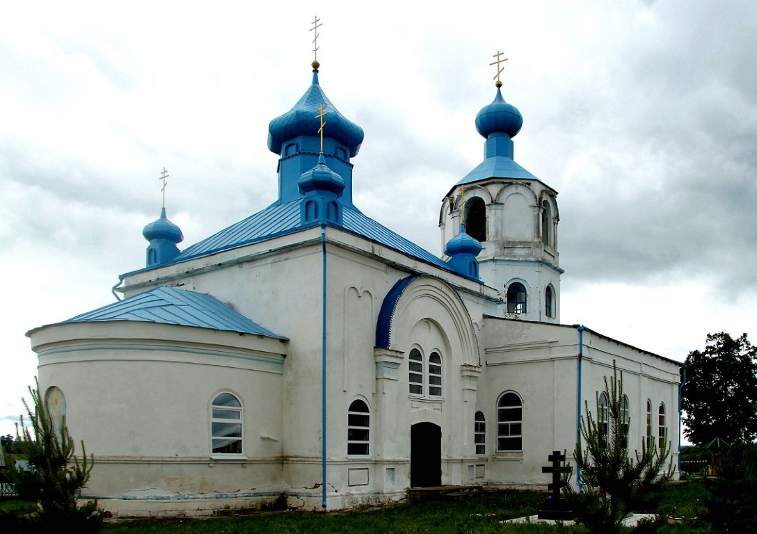 Церковь Покрова Пресвятой Богородицы, Новопокровское (Богородицкий район, Тульская область). фасады