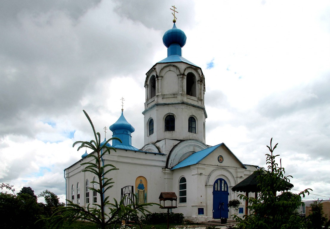 Новопокровское. Церковь Покрова Пресвятой Богородицы. фасады