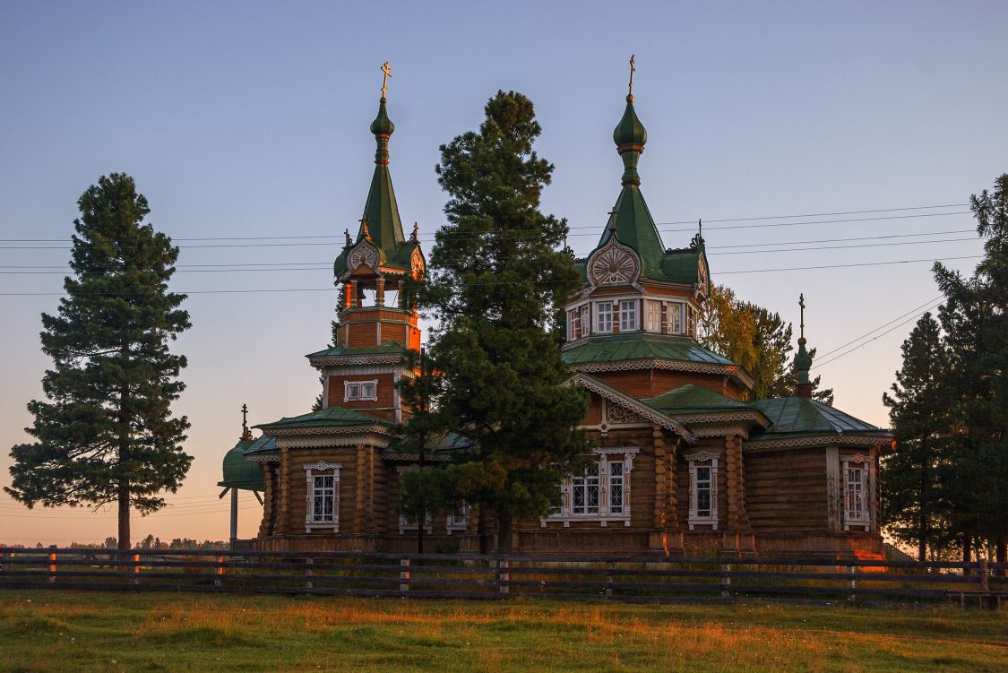 Церковь Александра Невского, Екатериновка (Тевризский  район, Омская область). фасады