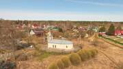 Церковь Рождества Пресвятой Богородицы (новая), аэросъемка, обзор вид сверху<br>, Рышево, Новгородский район, Новгородская область